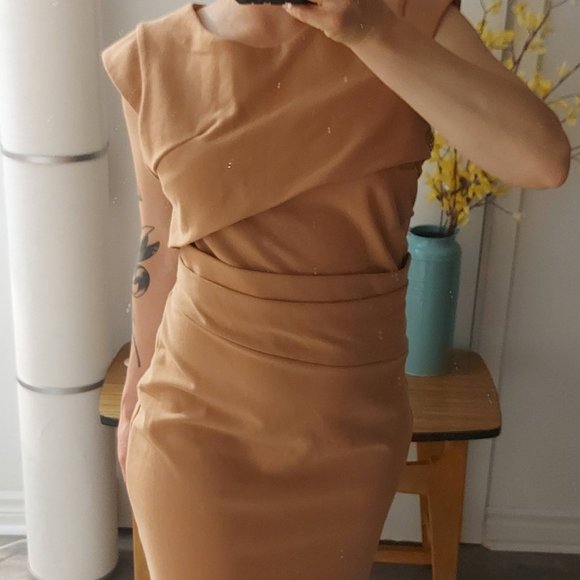 Topshop Jersey Knit Dress Size 10 - Picture 1 of 6